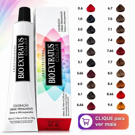 Coloração Bio Extratus Color Profissional 60ml