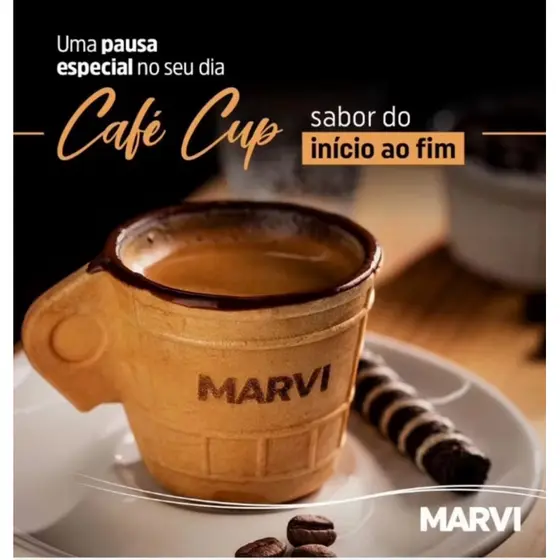 Café Cup Casquinha Marvi Baunilha E Chocolate 60g
