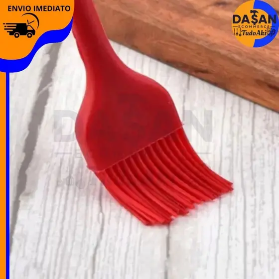 Mini Pincel de Silicone 20cm – Utensílio P para Cozinha e Confeitaria EM7429