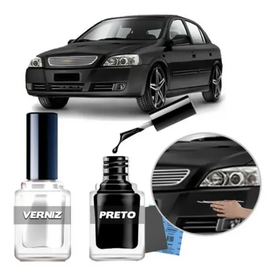 Tinta Tira Risco Remove Automotivo Cor Carro Gm Astra Preto