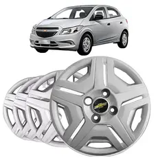 Jogo Calota Aro 14 Onix Prisma Corsa 2010 a 2016