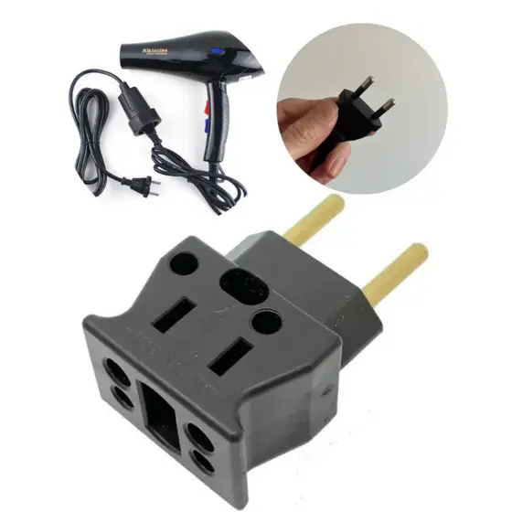 Adaptador De Microondas 20a Resistente Não Derrete Tomada
