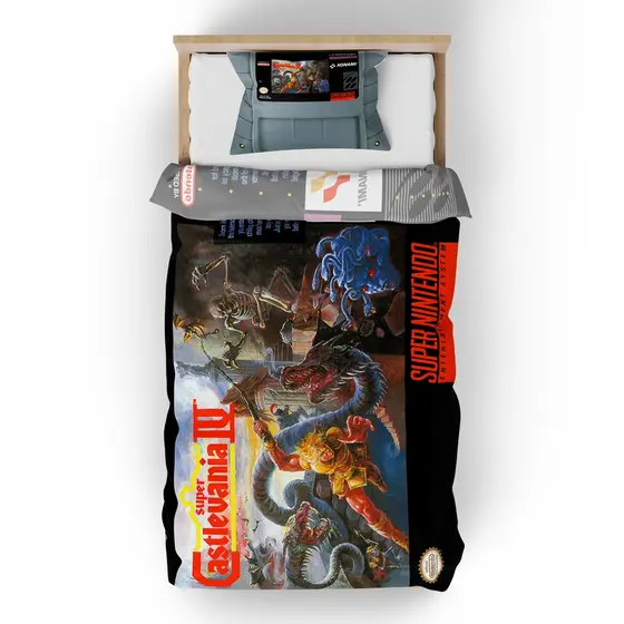 Jogo de Cama SOLTEIRO Gamer SNES - SUPER CASTLEVANIA IV