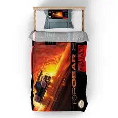 Jogo de Cama SOLTEIRO Gamer SNES - TOP GEAR 2