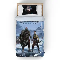 Jogo de Cama SOLTEIRO Gamer Fanboy - GOD OF WAR RAGNAROK