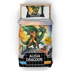 Jogo Lençol e Fronha Cama SOLTEIRO Gamer MDG - ALISIA DRAGOON