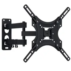 Suporte Articulado Universal para TV de 32 a 55 Polegadas Giro 180° Inclinação 15° Capacidade até 22 kg para Smart TV