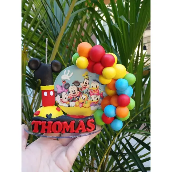 vela de biscuit do Mickey