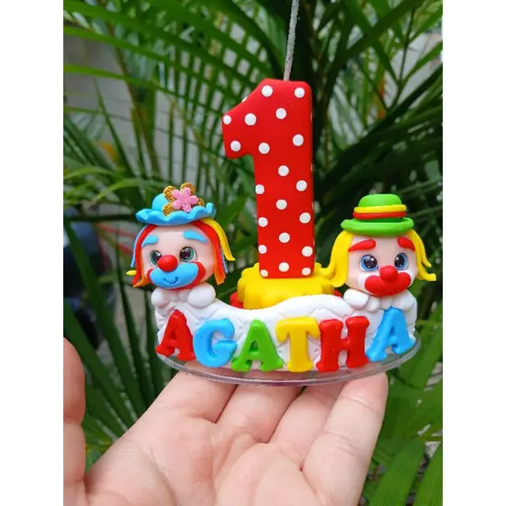vela em biscut do Patati e Patata