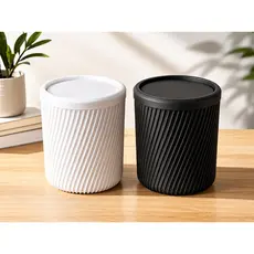 Lixeira Pequena de Mesa com Tampa Minimalista Moderna para Quarto Home Office e Cozinha