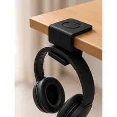 Suporte para Fone de Ouvido Headphone Holder Mesa Gamer Organizador Preto
