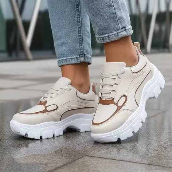 Tênis Tratorado Plataforma Feminino Sneaker Qualidade Conforto Estilo