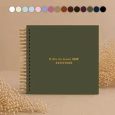 Caderno Personalizado para Scrapbook 22x24cm