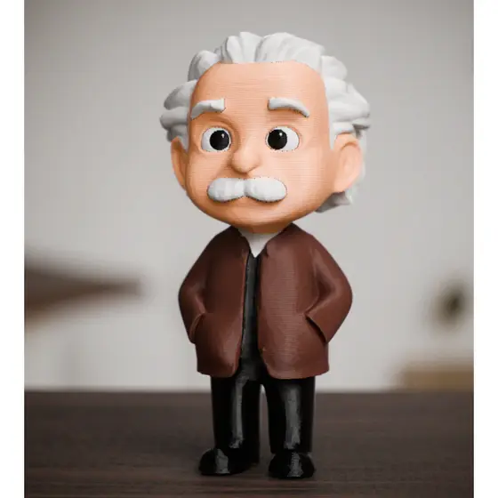 Boneco Albert Einstein – Miniatura Decorativa