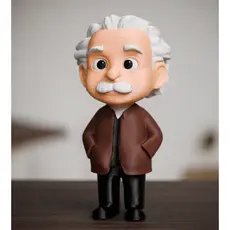 Boneco Albert Einstein – Miniatura Decorativa
