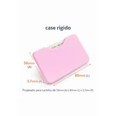 Estojo Protetor para Cartela Pilula Anticoncepcional Case Rigido Elegante
