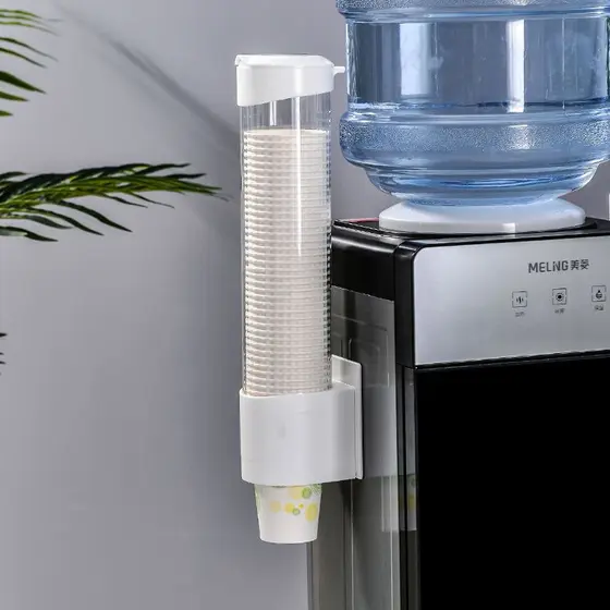 Dispense Suporte Porta Copos 25.5x9x7.5cm Autoadesivo Decorativo Organizador  Sem Furos