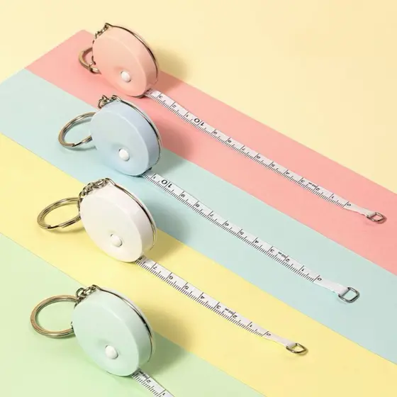 Régua para Medir Cintura e Roupas - Fita Métrica Mini Fofa e Portátil Macia