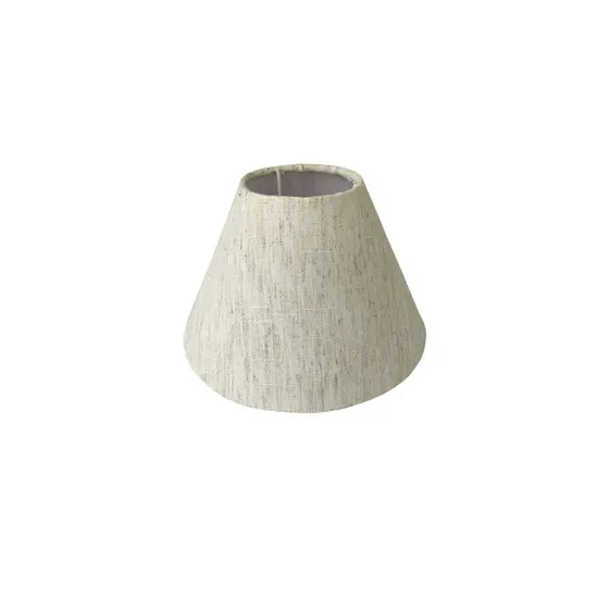 Cúpula de Abajur Tecido Linho Resistente Luminária 8x20x13 Quarto Sala Escritório