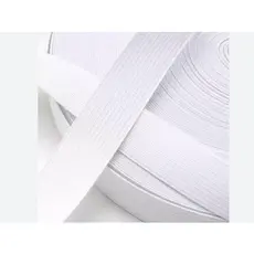 Elástico Cru 25mm de Embutir Caixa Com  1000 Metros Para Roupas Tecidos Acessórios Capas Automotivas