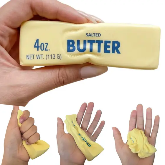 Squishy Barra Manteiga Butter Apertar Estresse Ansiedade Brinquedo