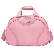 Bolsa Rosa Mala Nécessaire Alça Dupla Madami