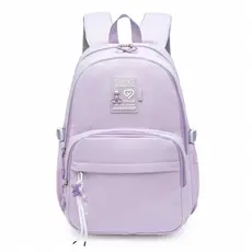 Mochila Yupe Escolar Juvenil Lilás Reforçada Passeio