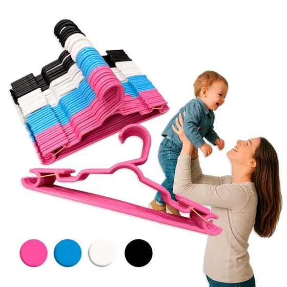 kit Cabide Reforçado bebe Baby infantil juvenil cores
