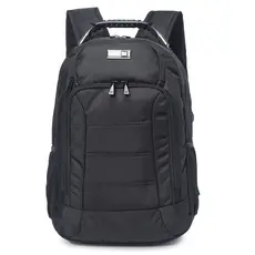 Mochila Hang Loose Masculina Alça Cabo Aço Preta Executiva Moda Feminina Unissex