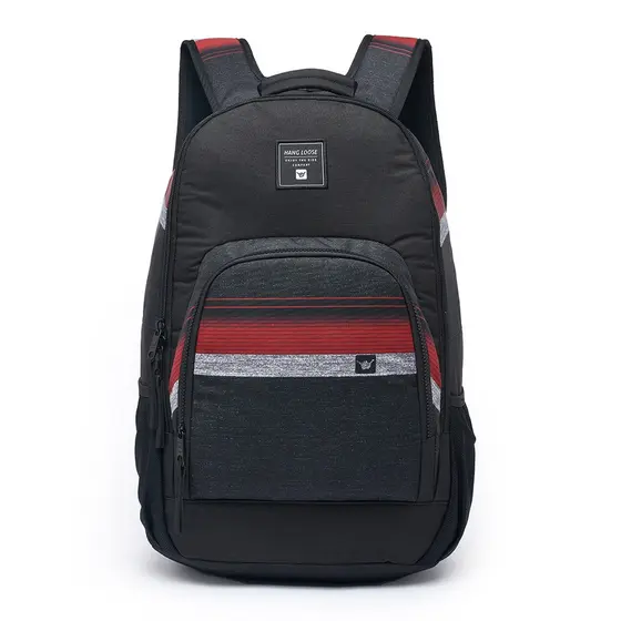 Mochila Hang Loose Escolar Espaçosa Masculina Passeio Reforçada