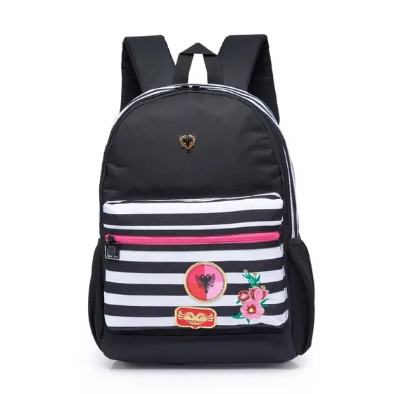 Mochila Cavalera Juvenil Feminina Reforçada Escolar
