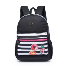 Mochila Cavalera Juvenil Feminina Reforçada Escolar