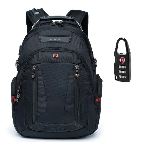 Mochila Swissport Executiva Faculdade Reforçada Masculina Cadeado