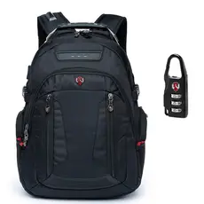 Mochila Swissport Executiva Faculdade Reforçada Masculina Cadeado