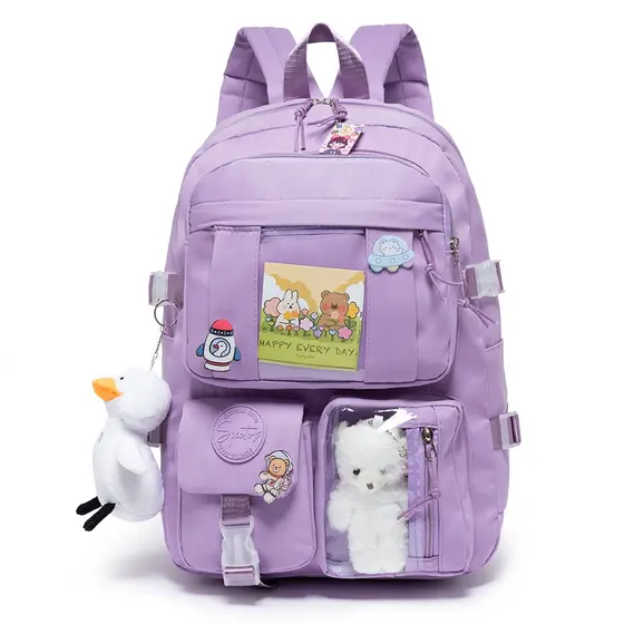 Mochila Escolar Trabalho Reforçada Feminina Passeio