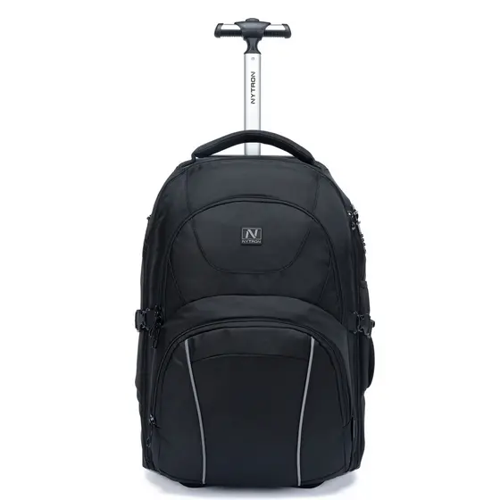 Mochila Rodinhas Nytron Masculina Trabalho Executiva Espaçosa Resistente