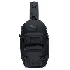 Shoulder Bag Cavalera Preta Masculina Transversal Resistente