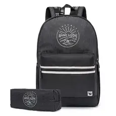 Mochila Escolar Hang Loose Reforçada Estojo Faculdade