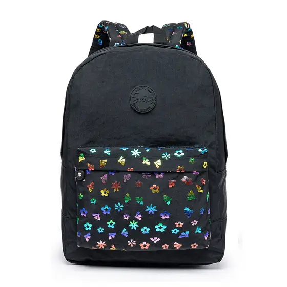 Mochila Spector Floral Color Feminina Reforçada Espaçosa