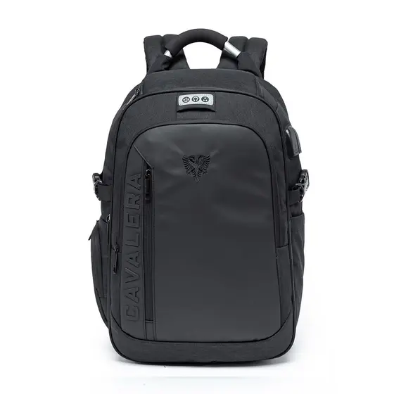Mochila Cavalera 80’s Reforçada Notebook Executiva Preta