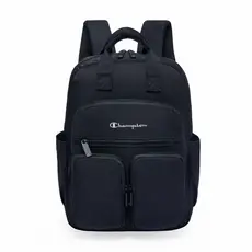 Mochila Champion Original Masculina Preta Múltiplos Bolsos