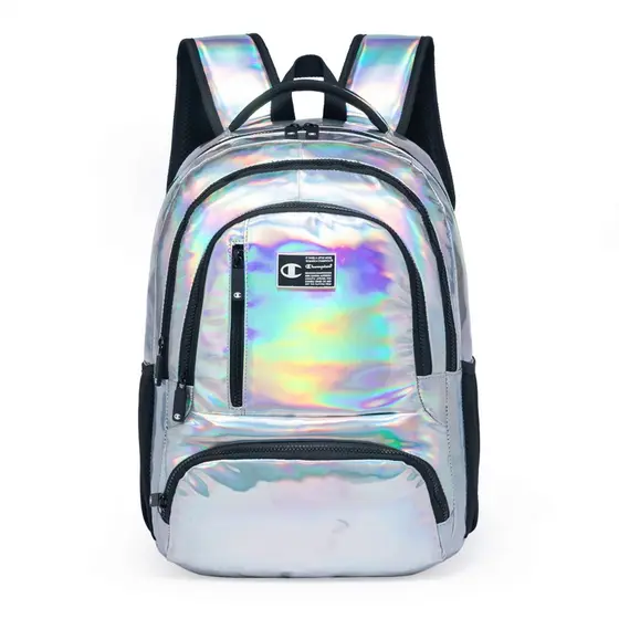Mochila Champion Fashion Original Holográfica Unissex