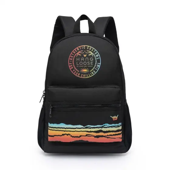Mochila Hang Loose Casual Menino 2 Bolsos Espaçosa