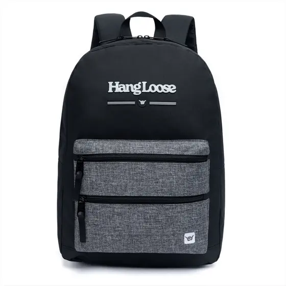 Mochila Escolar Hang Loose Masculina 18L Reforçada Espaçosa Casual