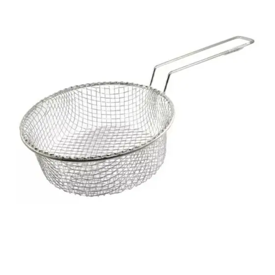 Cesto Peneira Espumadeira Para Frituras De Arame  24cm Oferta