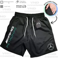 Short Bermuda Mauricinho Esporte Corrida Academia Envio Imediato - BMW Ferrar Mercedez