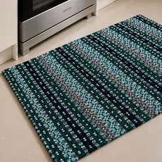 Tapete 100% Algodão 50x70 Lavável – Banheiro, Cozinha e Sala | Macio e Decorativo