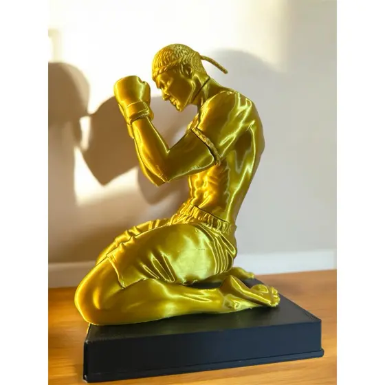 Escultura Reverência Muay Thai/academia