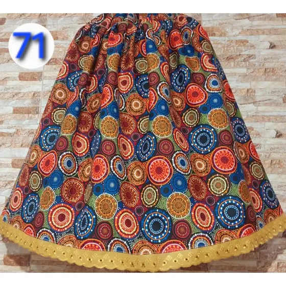 Saia umbanda e candomblé estampada 43