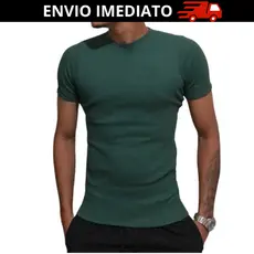 Camiseta Masculina Canelada Estilo Americana Rapper